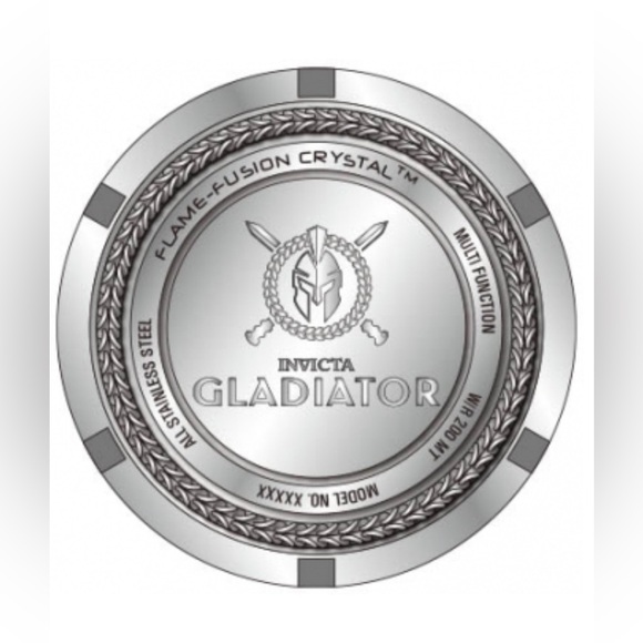 Invicta Gladiator 1.66 Carat Diamond Watch - 43.2mm, Black (41424)